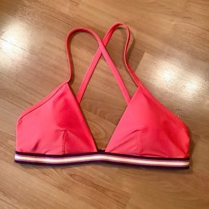 NWT Aerie Crossback Triangle Swim Top